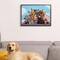Stupell Industries Dogs Riding Roller Coaster Funny Amusement Park in Black Frame Wall Art